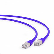 PATCH CORD S/FTP GEMBIRD Cat6a, LSZH, cupru, 2 m, violet, AWG27, dublu ecranat 