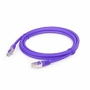 PATCH CORD S/FTP GEMBIRD Cat6a, LSZH, cupru, 3 m, violet, AWG27, dublu ecranat 