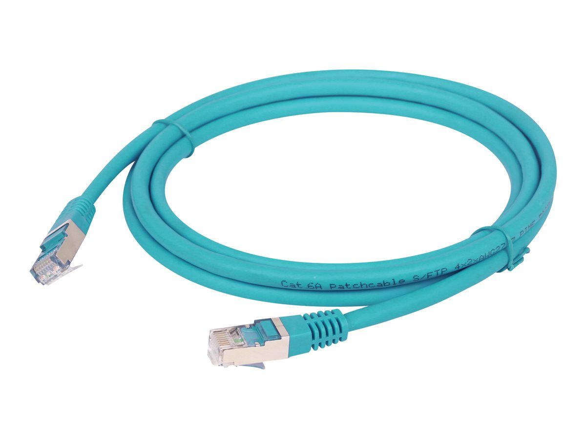 GEMBIRD PP6A-LSZHCU-G-2M patchcord RJ45 cat. 6A SFTP LSZH 2m green