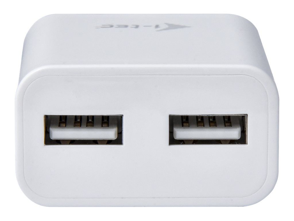 ITEC CHARGER2A4W i-tec USB Power Charger 2-Port 2.4A White 2x USB Port DC 5V max. 2.4A_4