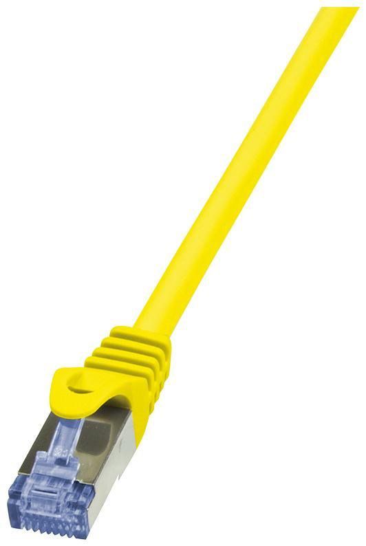 Patch cord FTP Logilink  RJ45, 25 cm, galben, cupru