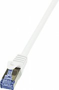 PATCH CORD S/FTP LOGILINK Cat6a, LSZH, cupru, 1.5 m, alb, AWG26, dublu ecranat 