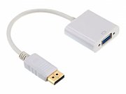 CABLU video GEMBIRD, adaptor DisplayPort (T) la VGA (M), 10cm, rezolutie maxima Full HD (1920 x 1080) la 60Hz, alb, 