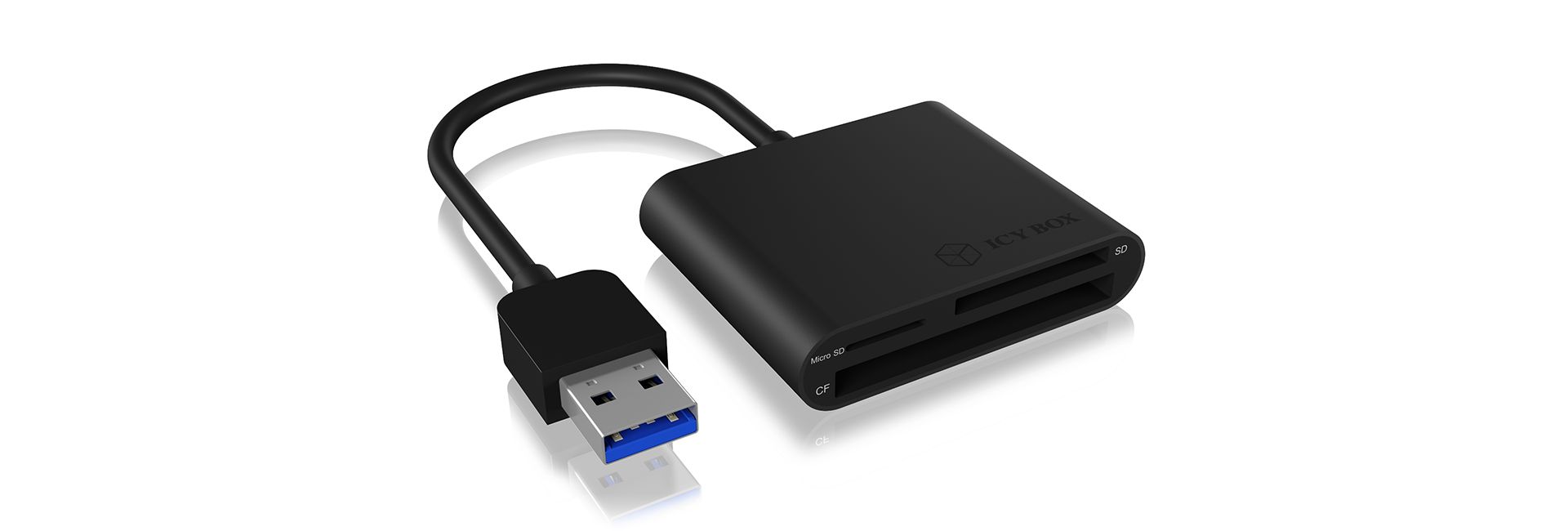 ICYBOX IB-CR301-U3 IcyBox External card reader USB 3.0, CF, SD, microSD_2