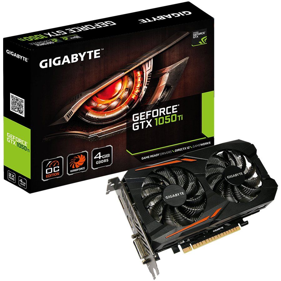 Gigabyte GV-N105TOC-4GD graphics card NVIDIA GeForce GTX 1050 Ti 4 GB GDDR5_1