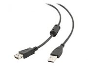 Gembird 3m USB 2.0 A M/FM USB cable USB A Black_1