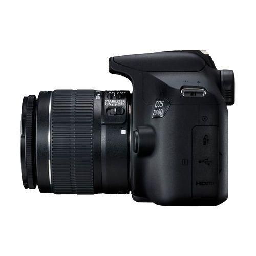 Camera foto Canon EOS-2000D kit, obiectiv EF-S 18-55mm f/3.5-5.6 IS II 24.1MP,3.0