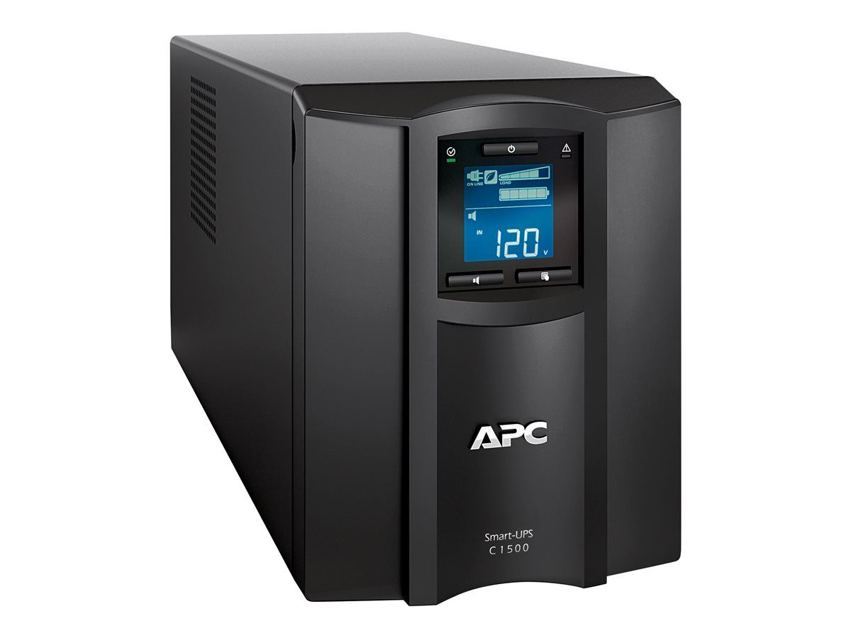 APC | SMC1500IC | UPS | Line interactive | 1500 VA | 900 W | Sinusoida pura | Tower | Nr iesiri 4 C13 & 2 jumper | Intrare C14|  USB, RJ45 serial,  Panou LCD_3