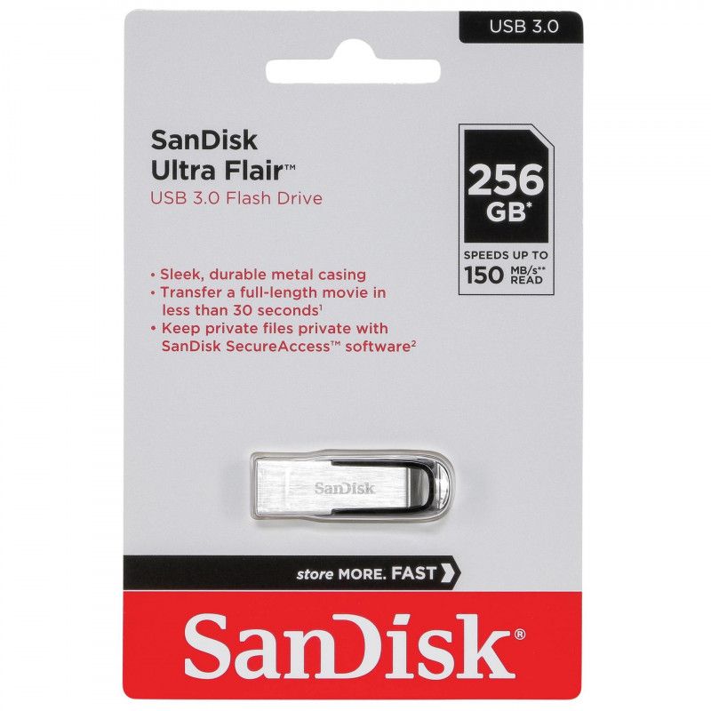 Memorie USB Flash Drive SanDisk Ultra Flair, 256GB, USB 3.0_1