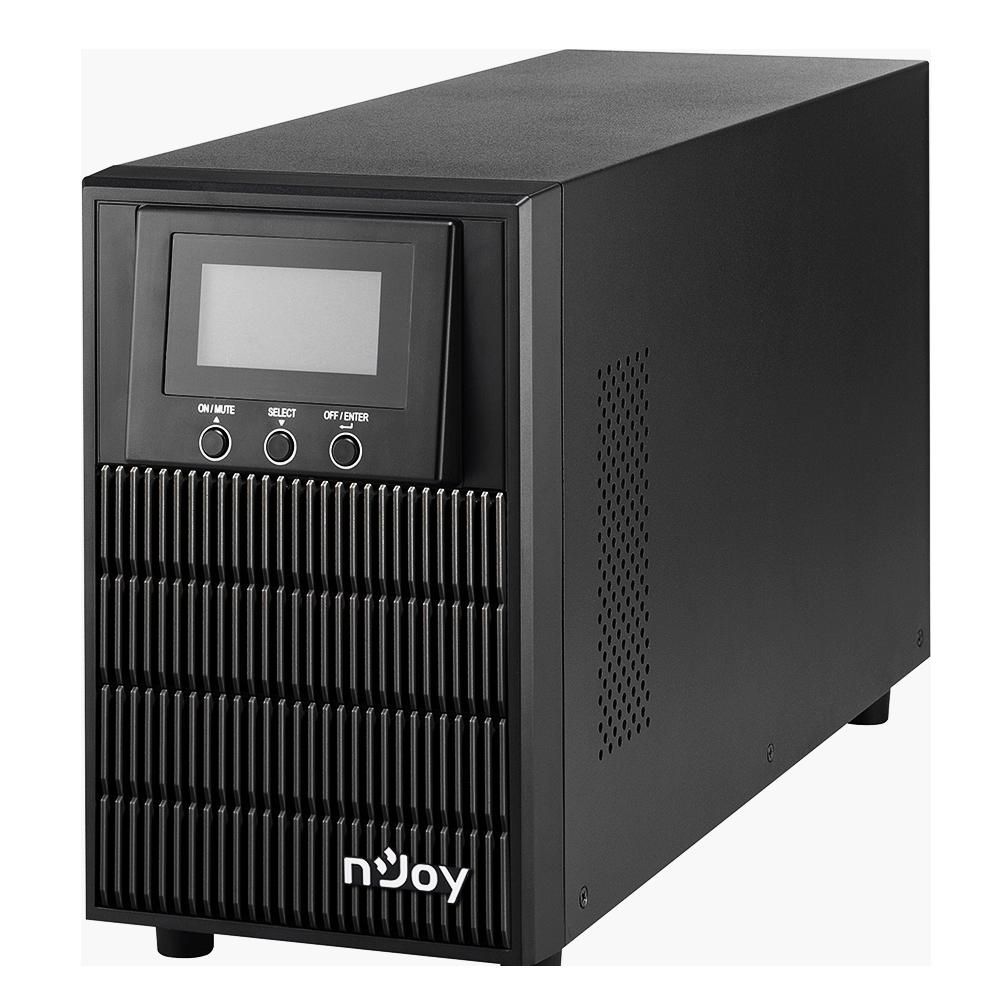 UPS nJoy Aten PRO 1000, 1000VA/800W, On-line (double convension UPS), LCD Display, 3 Prize Schuko cu Protectie, Tower, Smart SNMP & USB & RS- 232, Efficiency up to 88%, Software management_3