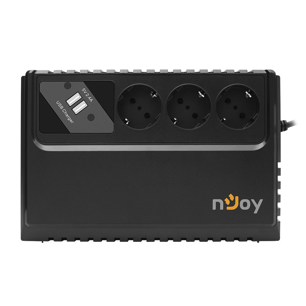 nJoy |UPLI-LI065RE-CG01B | Renton 650 USB | UPS |Line interactive | 650 VA | 360 W |  Tower | Nr iesiri 3 Schuko & 2 USB | Intrare Schuko_3