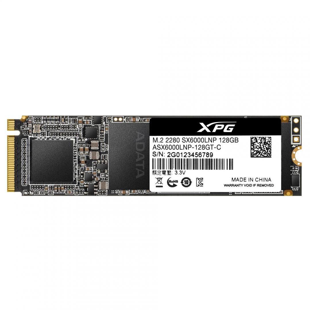 ADATA ASX6000LNP-128GT-C Adata SSD XPG SX6000 128GB Lite PCIe Gen3x4 M.2 2280, R/W 1800/600 MB/s_1