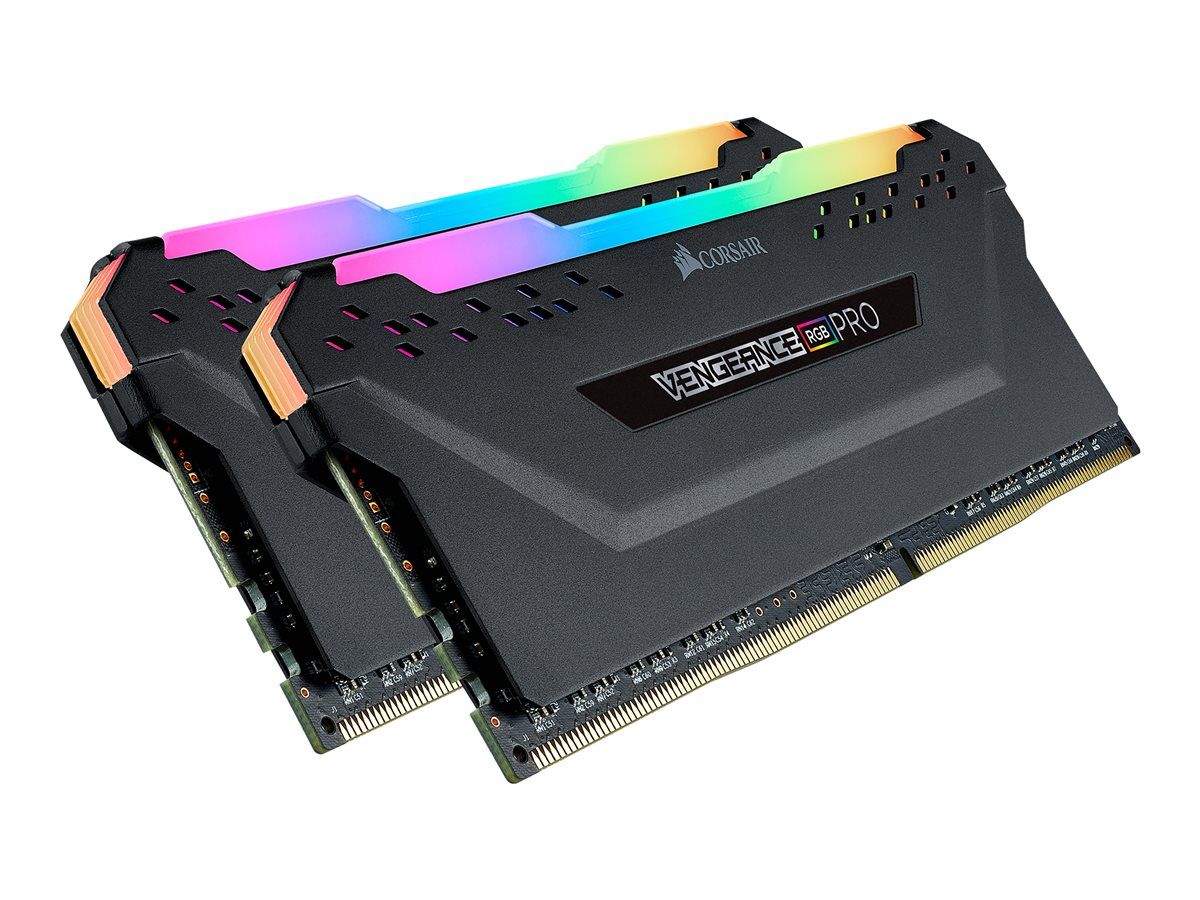 CORSAIR 16GB RAMKit 2x8GB DDR4 3200MHz 2x288Dimm Unbuffered 16-18-18-36 Vengeance RGB Pro Black Heat Spreader RGB LED 1.35V XMP2.0_3