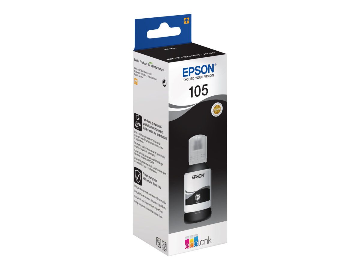 Cartus cerneala Epson 105 ECOTANK , black, capacitate 140ml, pentru L7160, L7180._2