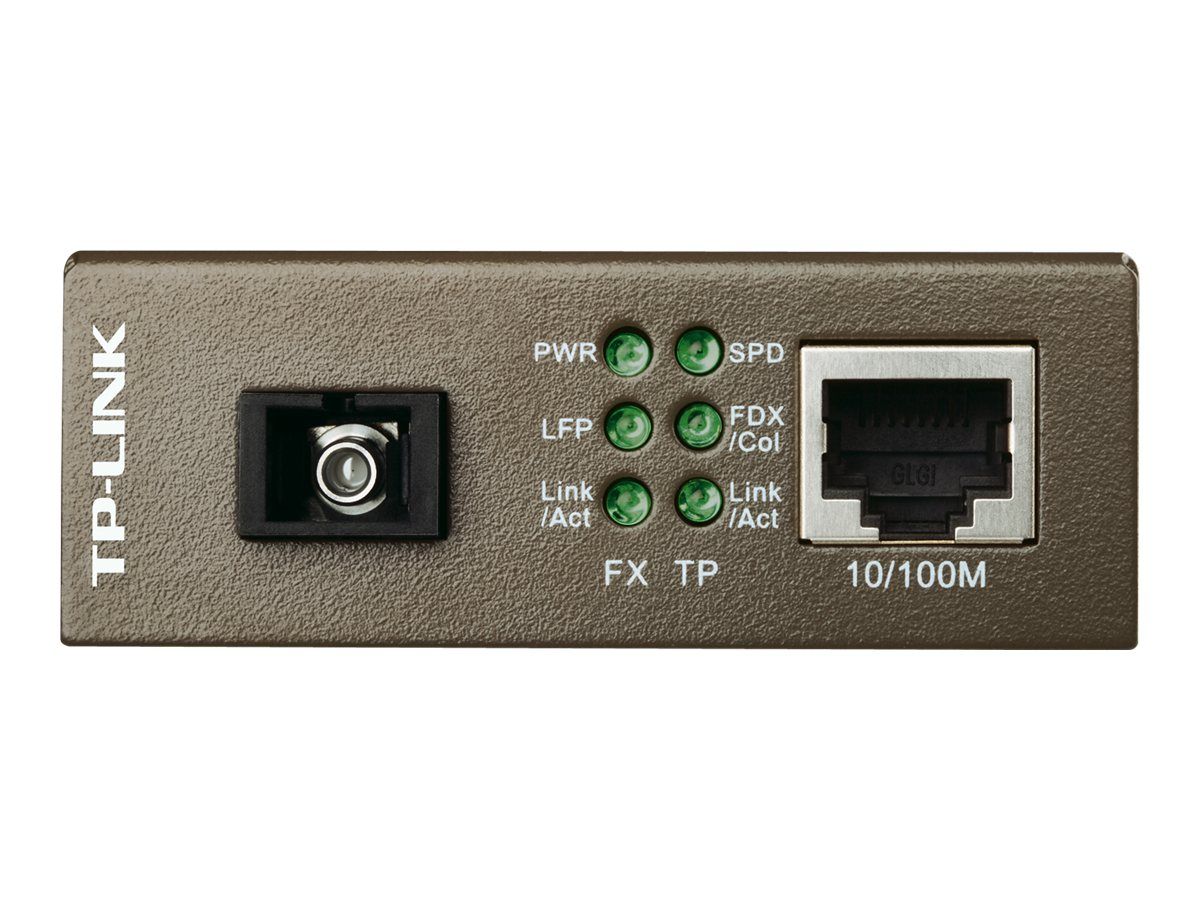 TP-LINK MC112CS network media converter 100 Mbit/s Single-mode Black_2