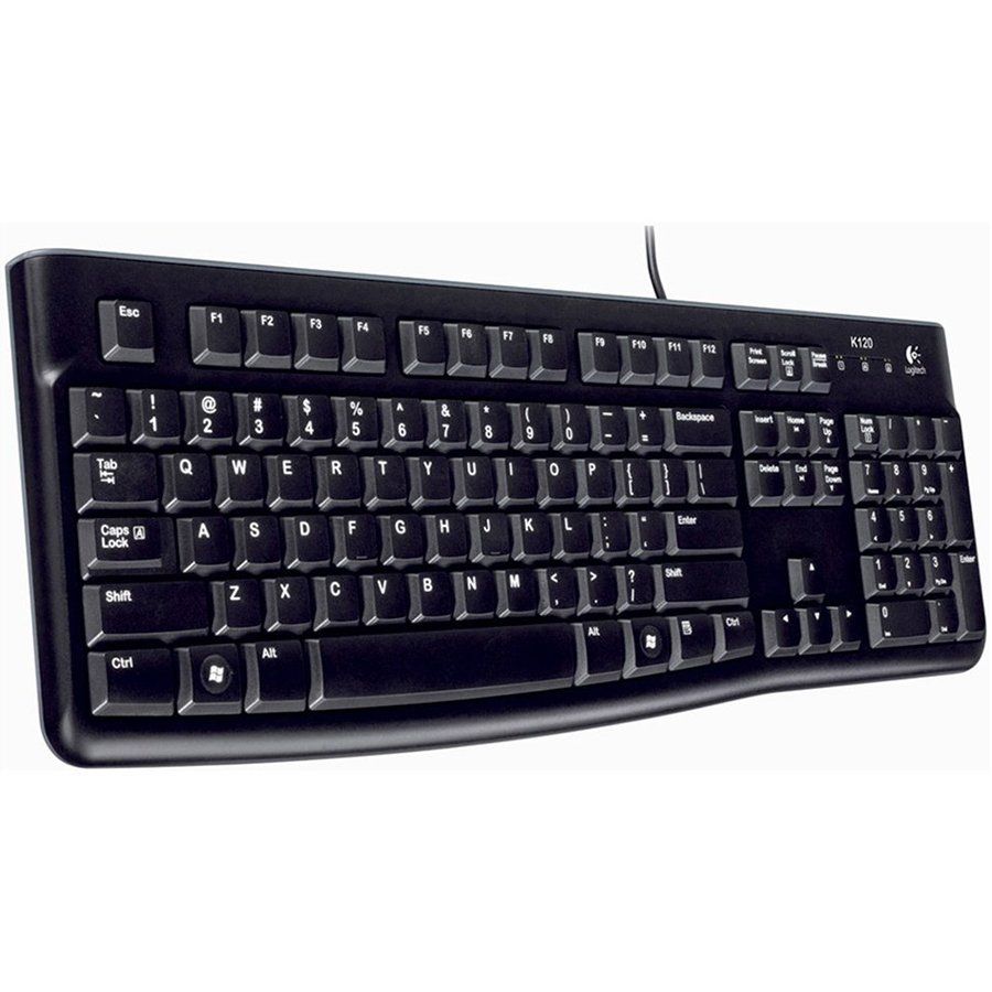 LOGITECH Corded  Keyboard K120 - Business EMEA - US International - BLACK_1