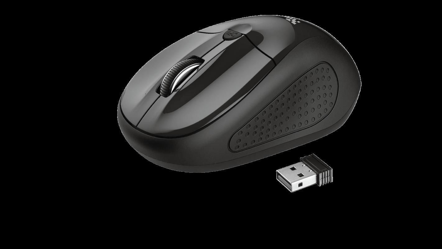 Mouse Trust Primo, Wireless, black_1