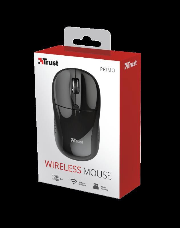Mouse Trust Primo, Wireless, black_6