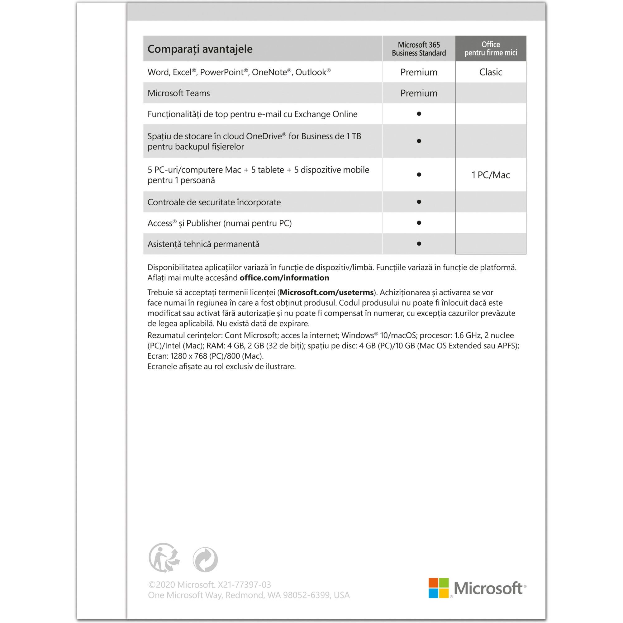 Licenta retail Microsoft Office 2019 Home and Business Medialess P6_3