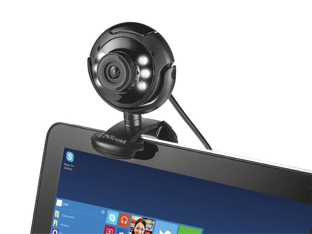 Camera WEB Trust SpotLight Pro Webcam LED Lights_2