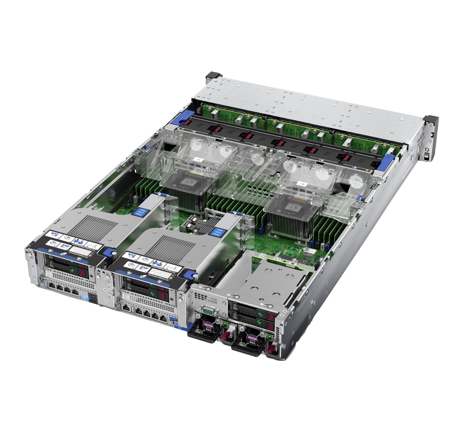 Server HPE ProLiant DL380 Gen10 Rack 2U Intel Xeon Silver 4210R, 10C / 20T, 2.4 GHz base, 3.2 GHz turbo, 13.75 MB cache, 1 x 32 GB, Fara HDD, 8 x SFF, 800 W_5