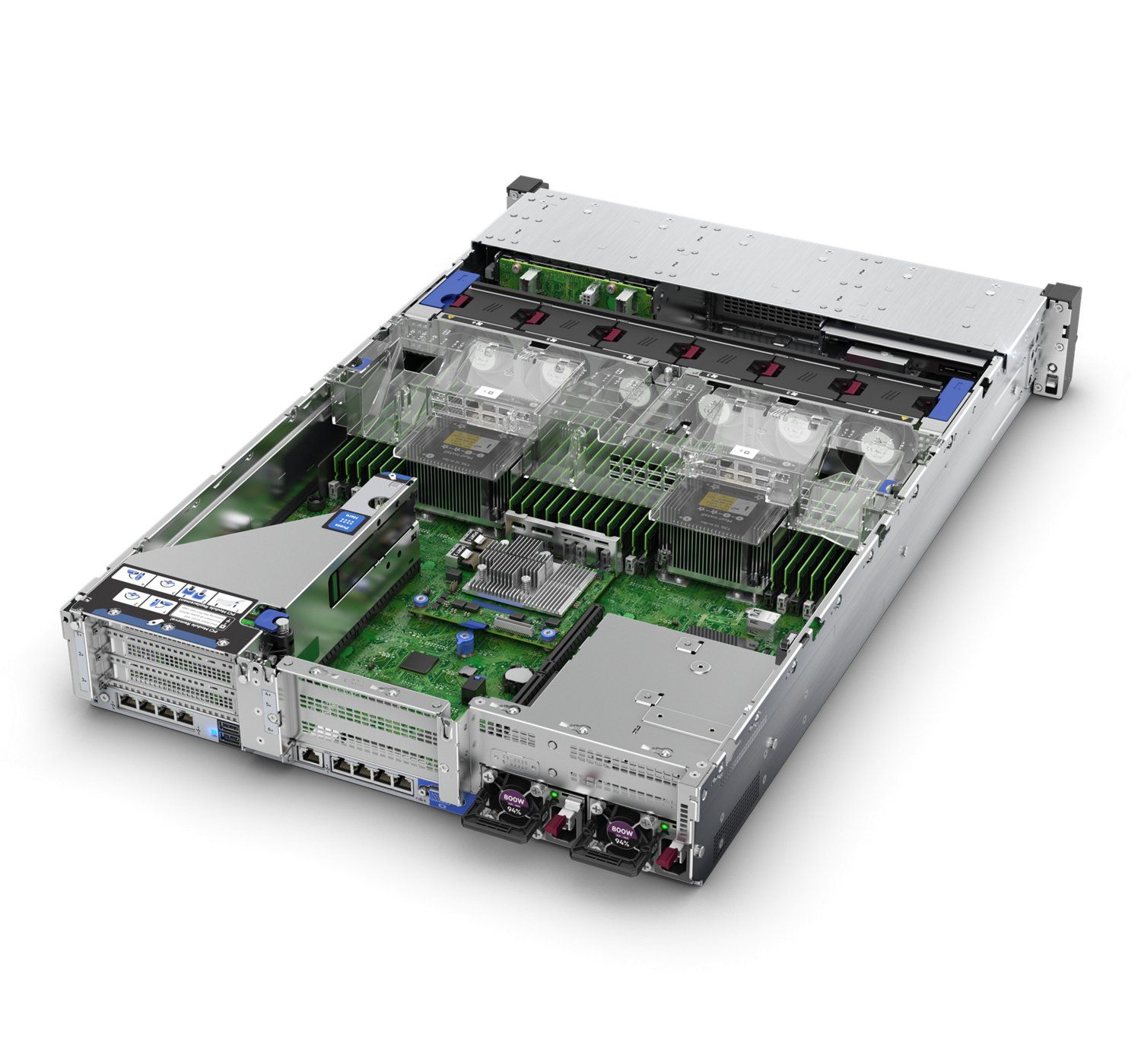 Server HPE ProLiant DL380 Gen10 Rack 2U Intel Xeon Silver 4210R, 10C / 20T, 2.4 GHz base, 3.2 GHz turbo, 13.75 MB cache, 1 x 32 GB, Fara HDD, 8 x SFF, 800 W_6