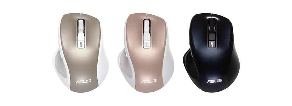 ASUS Optical Mouse MW202 Wireless 2.4GHz 1000/1600/2400/4000dpi 72g ergonomical for right hand Blue_3