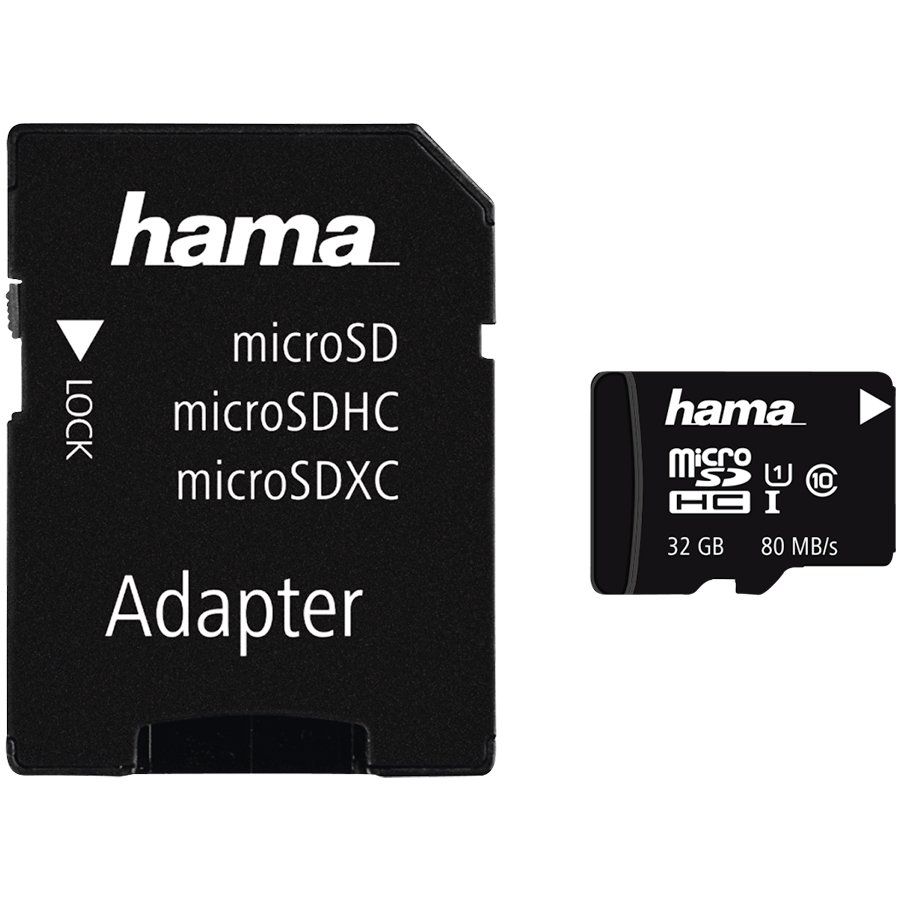 Hama microSDHC 32GB Class 10 UHS-I 80MB/s + Adapter/Photo_1