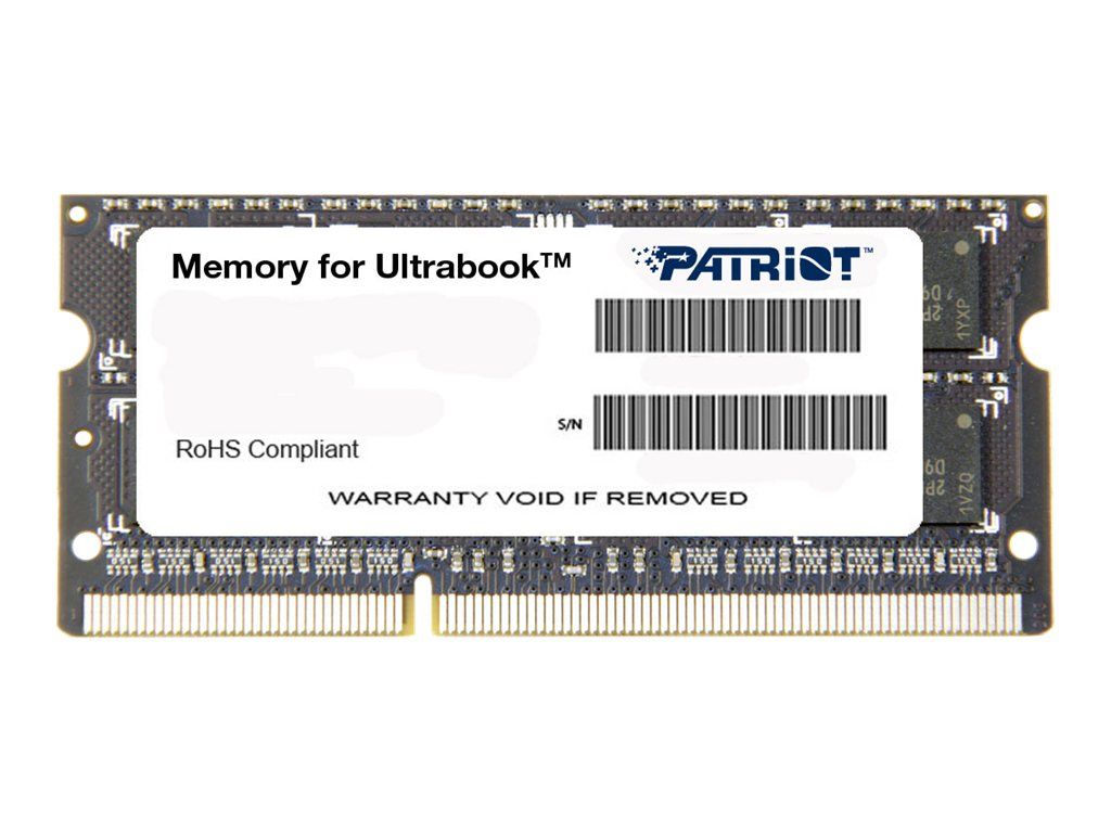 PATRIOT PSD34G1600L81S DDR3 Ultrabook SODIMM Patriot 4 GB 1600 MHz CL11 1,35V_1