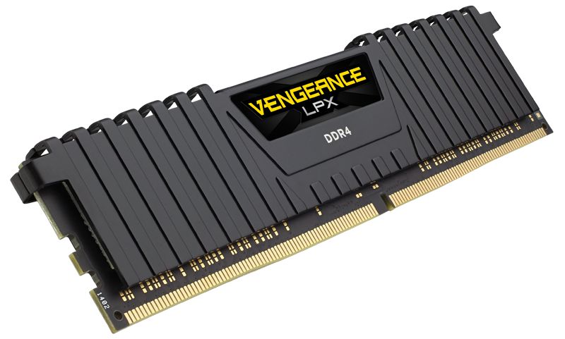 Memorie RAM Corsair Vengeance LPX Black, DIMM, DDR4, 32GB (2x16GB), CL15, 3200MHz_2