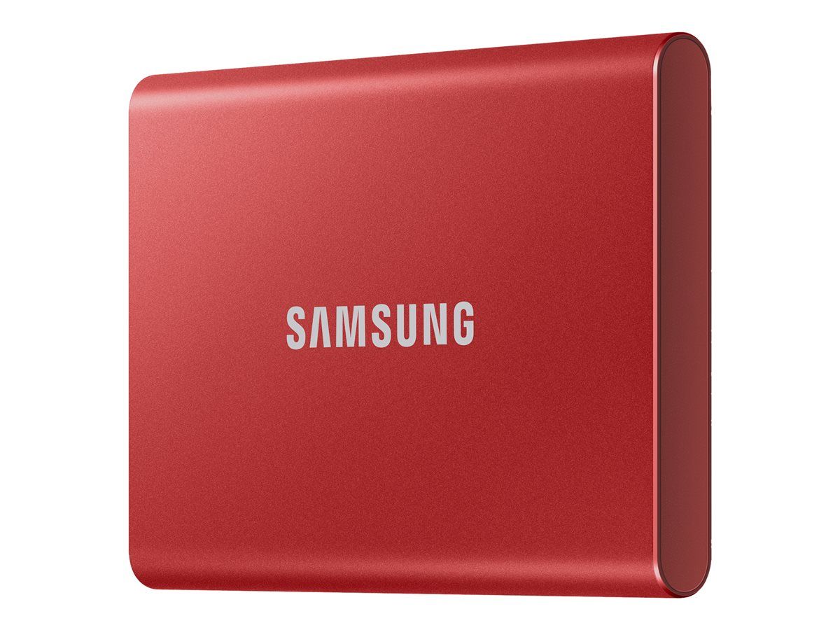 SAMSUNG Portable SSD T7 500GB extern USB 3.2 Gen 2 metallic red_12