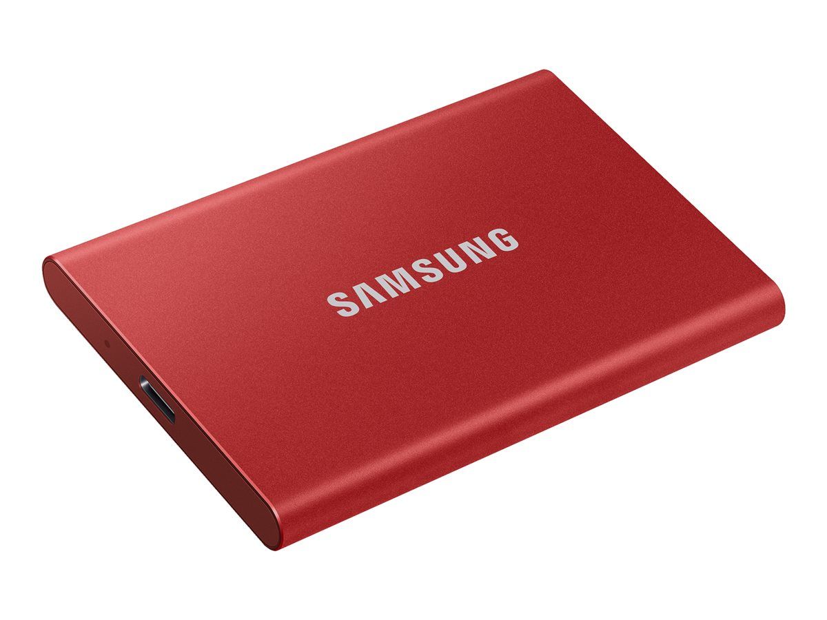 SAMSUNG Portable SSD T7 500GB extern USB 3.2 Gen 2 metallic red_9