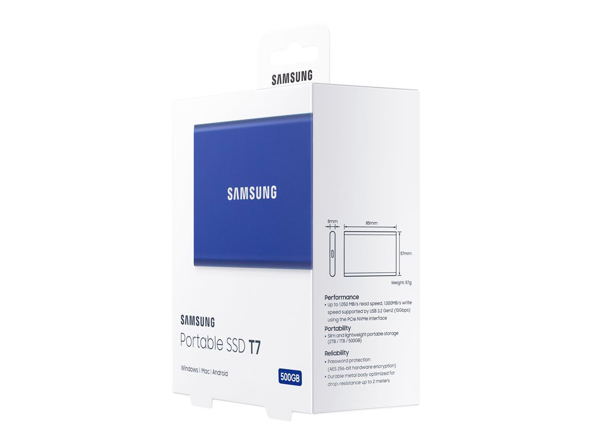 SAMSUNG Portable SSD T7 500GB external USB 3.2 Gen 2 indigo blue_5