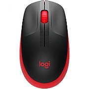 LOGITECH M190 Full-size wireless mouse - RED - 2.4GHZ - EMEA - M190_1