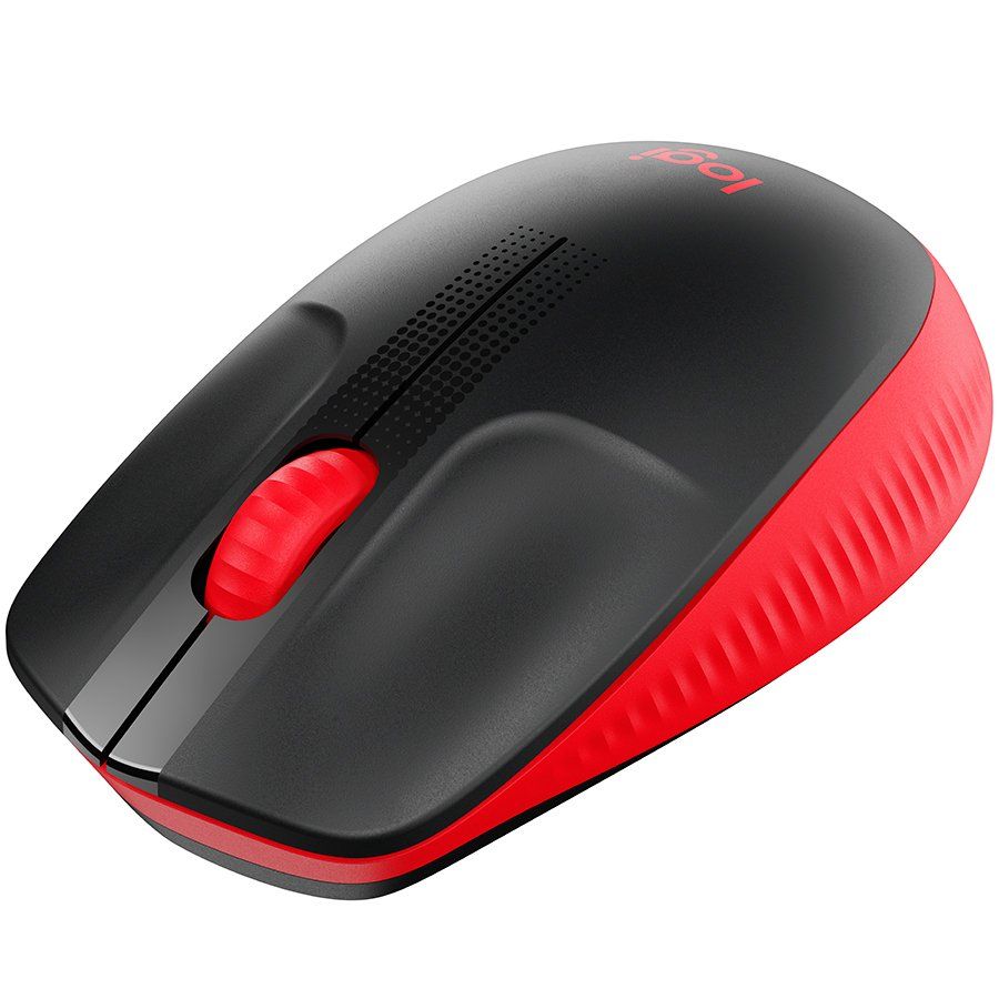 LOGITECH M190 Full-size wireless mouse - RED - 2.4GHZ - EMEA - M190_2