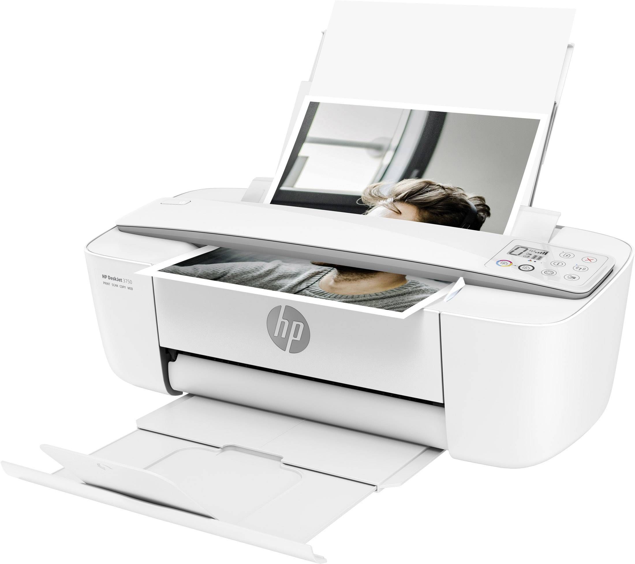 HP DeskJet 3750 All-in-One Printer, Home, Print, copy, scan, wireless, Scan to email/PDF; Two-sided printing_4