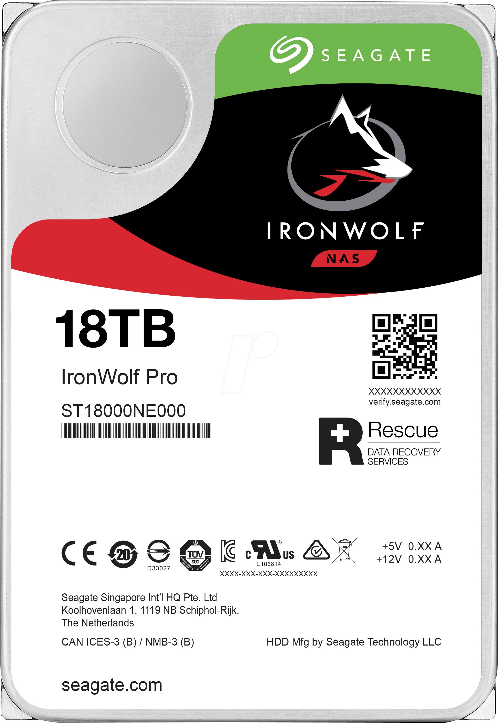 HDD Seagate IronWolf PRO, 18TB, 7200RPM, SATA III_4