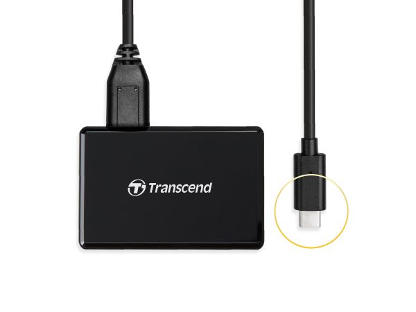 TRANSCEND TS-RDC8K2 Transcend All-in-1 Multi Memory Card Reader, USB 3.1 Gen 1, Type C_1
