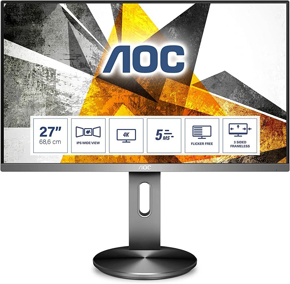 AOC U2790PQU 27inch B2B 4K Monitor 3840x2160 panel IPS HDMI/DP/ USB Hub_2