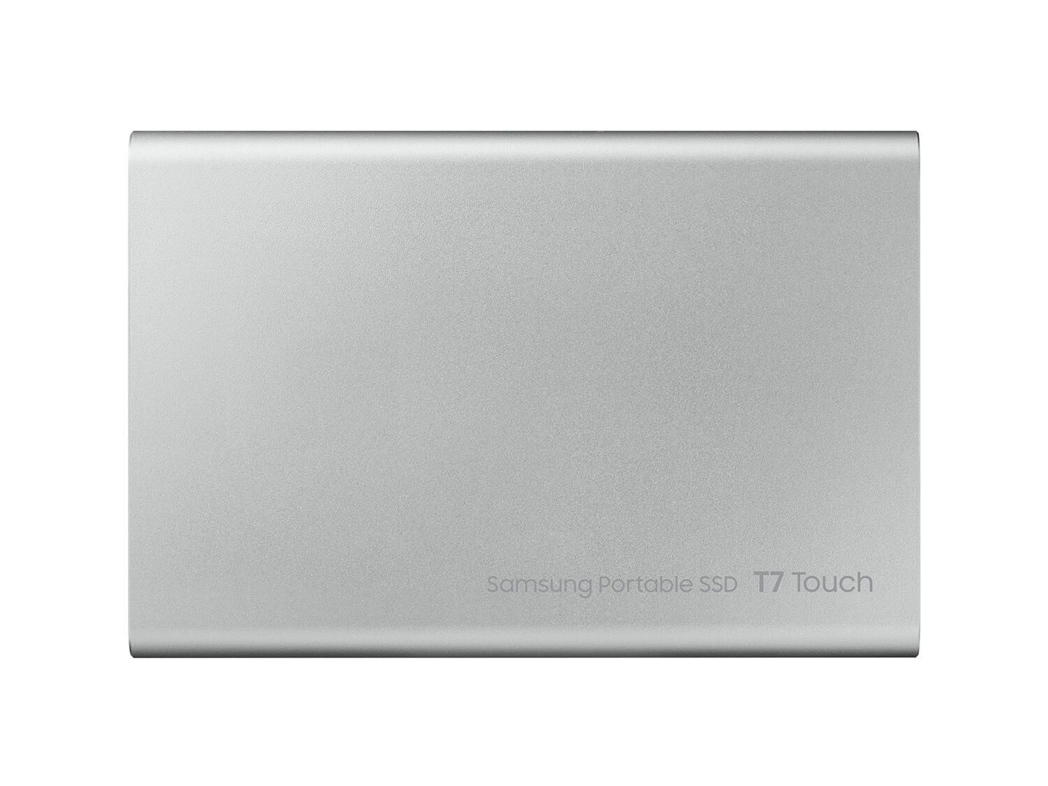 SAMSUNG Portable SSD T7 Touch 500GB extern USB 3.2 Gen.2 metallic silver_2