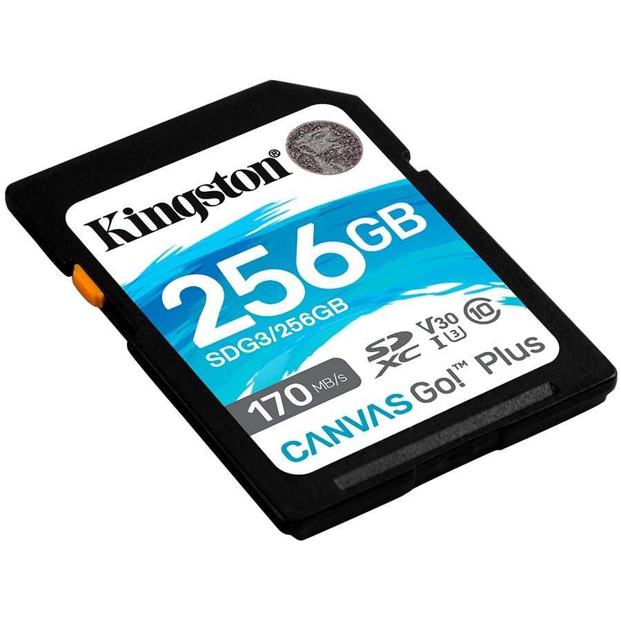 KINGSTON 256GB SDXC Canvas Go Plus 170R C10 UHS-I U3 V30_2