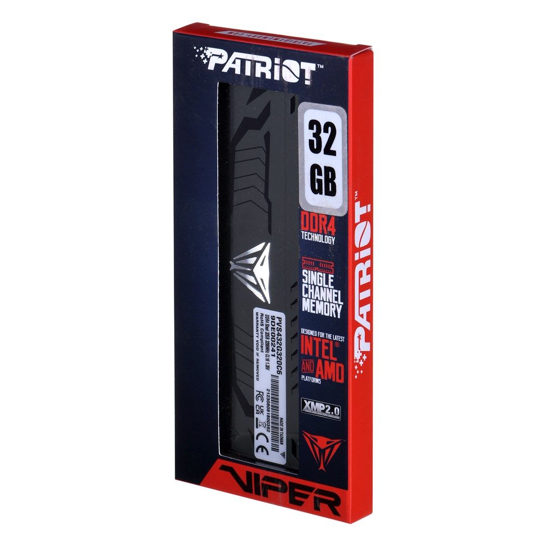 PATRIOT Viper Steel 32GB DDR4 3200MHz CL16 UDIMM SINGLE_6