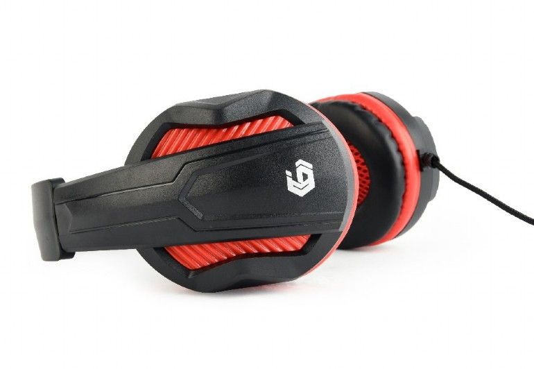 GEMBIRD GHS-03 Gaming headset with volume control matte black/red_3