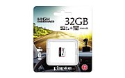 KINGSTON SDCE/32GB Kingston 32GB microSDHC Endurance 95R/30W C10 A1 UHS-I Card Only