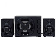 BOXE SPACER Gaming 2.1, RMS: 11W (2 x 3W + 5W), control volum, bass si inalte, subwoofer lemn MDF, 14 x LED, USB power, black, 