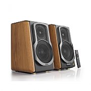 BOXE EDIFIER 2.0, RMS: 120W (2 x 25W, 2 x 35W), bluetooth telecomanda wireless, volum, bass, treble, coaxial, optic, brown,  S1000MKII   (include TV 8 lei)