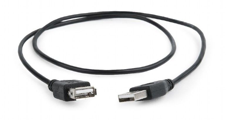 GEMBIRD CCP-USB2-AMAF-6 Gembird USB 2.0 A- A-socket 6ft cable black_2