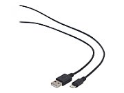Gembird CC-USB2-AMLM-1M USB cable USB A Micro-USB B/Lightning Black