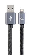 Gembird CC-USB2-AMLM-1M USB cable USB A Micro-USB B/Lightning Black