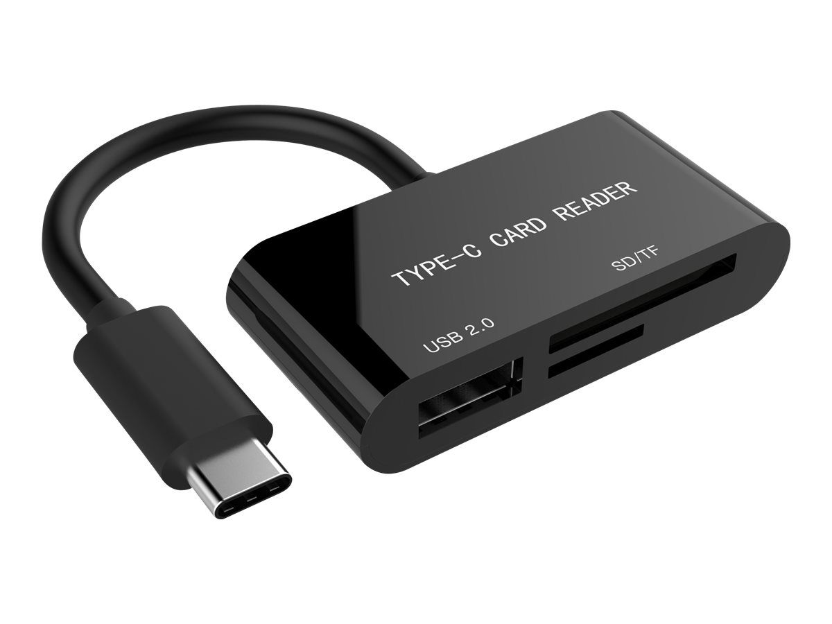 Gembird UHB-CR3-02 card reader Black USB 3.2 Gen 1 (3.1 Gen 1) Type-C_2